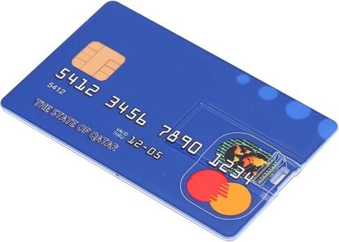 قرص U رائع على شكل بطاقة سعة 32 جيجابايت، محرك أقراص فلاش USB صغير الحجم وبسيط وفريد ​​من نوعه لتخزين البيانات ونقل الملفات، متوافق مع الاستخدام اليومي للمكتب المدرسي in Kuwait