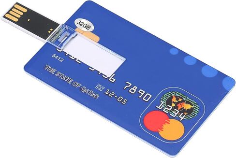 قرص U رائع على شكل بطاقة سعة 32 جيجابايت، محرك أقراص فلاش USB صغير الحجم وبسيط وفريد ​​من نوعه لتخزين البيانات ونقل الملفات، متوافق مع الاستخدام اليومي للمكتب المدرسي in Kuwait