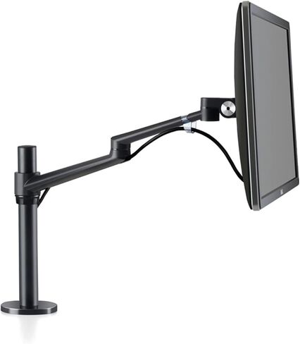 Screen Stand, Alunimum Height Adjustable 17-32 Inch Screen Monitor Holder Arm Full Motion Monitor Mount Desktop Stand Load 8Kgs-Nero-1 in Kuwait