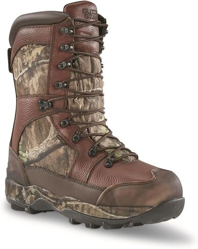 Guide Gear Leather Hunting Boots for Men Monolithic Extreme Waterproof Insulated, 2,400-gram Thinsulate Ultra in Kuwait