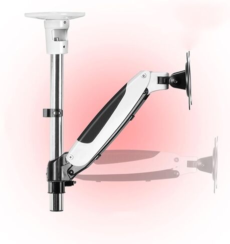 Monitor Desk Mount Single Monitor Stand Adjustable Ceiling Monitor Mount Stand 15"-27" Gas Spring Monitor Stand Arm with 75X75/100X100, Holds Up to 17.6Lbs Computer Monit-B-76CM in Saudi Arabia