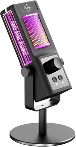 Keenso Condenser Microphone, USB Mic with Type C Interface for Clear Live Streaming and Gaming with Noise Reduction Ready for PC and Karaoke in Kuwait