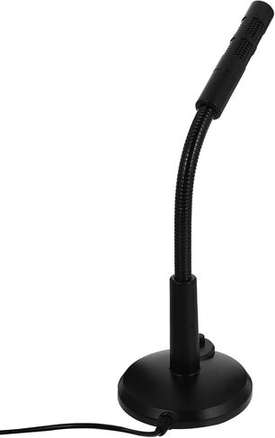 ميكروفون كمبيوتر Housoutil USB مع ميكروفون صغير لسطح المكتب للبث المباشر والتسجيل لأجهزة الكمبيوتر المحمول واستخدام المؤتمرات باللون الأسود in Kuwait