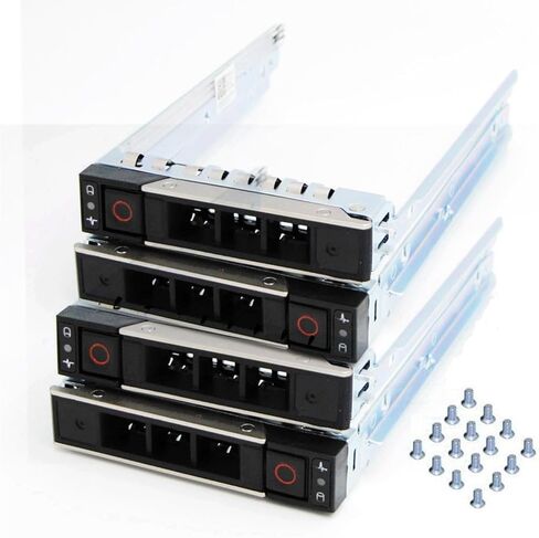 4-Pack 2.5 inch Hard Drive Tray Caddy 0DXD9H DXD9H Compatible for Dell PowerEdge Servers 17th - 14th Generation R440 R640 R740 R740xd R840 R940 R6415 R7415 R7425 in Kuwait