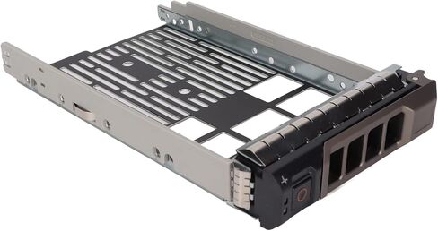 علبة القرص الصلب مقاس 3.5 بوصة، صندوق علبة استبدال SAS العالمي لـ R730 R820 R920، مع 4 براغي وهيكل ABS معدني in Kuwait