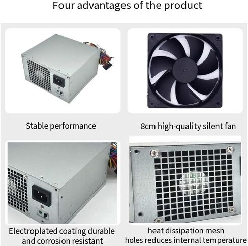 New L300PM-00 300W PS-6301-06D Power Supply Compatible with Dell 3847 Power Supply Dell Optiplex Inspiron Studio Precision Vostro Computer Replaces HU300PM-00 B300NM-00 L265EM-00 in Kuwait
