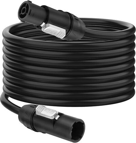 XMSJSIY PowerCON True1 Cable AC Power Extension Cord Male to Female 15A 3-Pin 12AWG IP65 Waterproof Power Wire for Stage Light LED Screen (1M/3.2FT) in Saudi Arabia