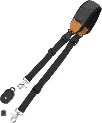 Jiawu Stabilizer Shoulder Strap, CNC Aluminum Alloy Base Triangle Support Weight Reducing Shoulder Strap, Aluminum Alloy Camera with Adjustable Padded Comfort for RS 3 RS 4 in Kuwait