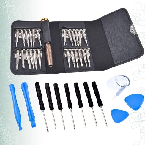 KALLORY 37pcs Phone Tablet Computer Repair Tool Kit, Precision Pry Disassembly Set with Screwdrivers for Electronics, Professional Repair Tools for Technicians and DIY Users Random Color in Kuwait