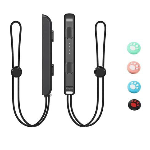 حزام معصم VOXAMINDALE لجهاز Switch Joycon (أسود) in Kuwait