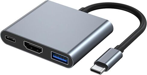 موزع USB C لنظارات AR، مدمج 3 في 1 USB C 3.0 HDMI، نقل عالي الدقة 4K 60 هرتز، شحن سريع PD 100 وات، لوحدات تحكم الكمبيوتر المحمول in Kuwait