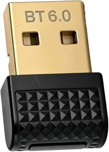IOOIOO USB Bluetooth 6.0 محول دونجل للكمبيوتر المكتبي والكمبيوتر المحمول ولوحة المفاتيح والماوس لنظام التشغيل Windows in Kuwait