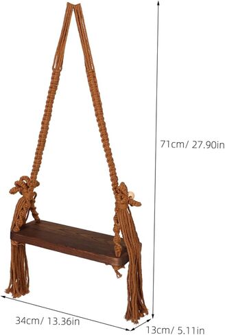 Swing Prop: Baby Photography Props Wooden Swing for Newborn Kids - Hanging Photoshoot Accessory for Infant Indoor and Outdoor Photography in Kuwait