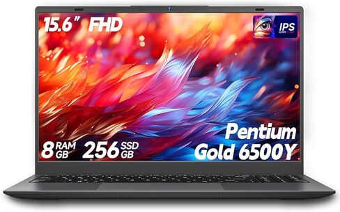 كمبيوتر محمول BLUEING، ذاكرة الوصول العشوائي 8 جيجابايت 256 جيجابايت SSD، كمبيوتر محمول مع Gold 6500Y (Beat N5095، ما يصل إلى 3.4 جيجا هرتز)، شاشة FHD IPS مقاس 15.6 بوصة، نوع C، HDMI، USB3.2، BT5.2، WiFi 5، أجهزة الكمبيوتر المحمولة in Kuwait