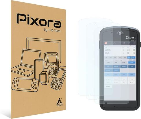 Pixora Screen Protector for Toast Go 2 (TG200) - High Clarity - Kanso Clear (3-Pack) in Kuwait