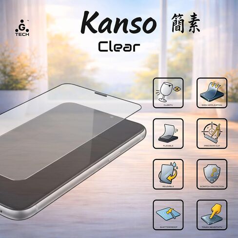 Pixora Screen Protector for Toast Go 2 (TG200) - High Clarity - Kanso Clear (3-Pack) in Kuwait