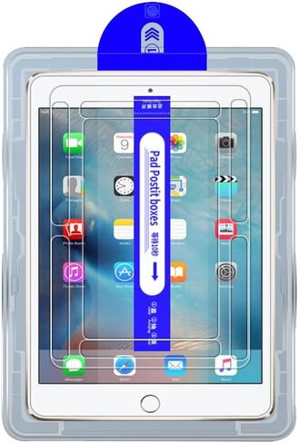 Kepuch Tempered Glass Screen Protector Transparent Compatible for iPad Mini 2019/Mini 5/Mini 5th Generation 7.9", with Auto-Alignment Tool in Kuwait