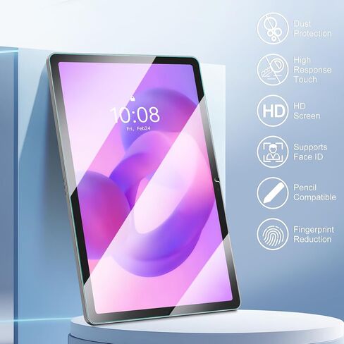 FINTIE 2 Pack Screen Protector for Lenovo Idea Tab 11" 2025/Tab M11/K11 LTE 11 Inch 2024 TB330/TB336, 9H Tempered Glass Screen Protector, HD Clear/Anti Scratch/Bubble Free in Kuwait