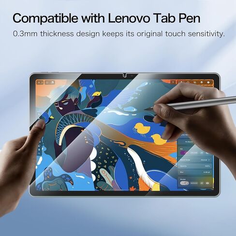 FINTIE 2 Pack Screen Protector for Lenovo Idea Tab 11" 2025/Tab M11/K11 LTE 11 Inch 2024 TB330/TB336, 9H Tempered Glass Screen Protector, HD Clear/Anti Scratch/Bubble Free in Kuwait
