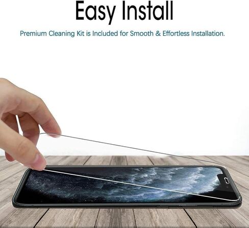 واقي شاشة من الزجاج المقسى لهاتف Enjoy 7، زجاج مقسى عالي الدقة لهاتف Huawei Enjoy 7 مضاد لبصمات الأصابع، عبوة واحدة in Kuwait