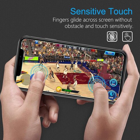 واقي شاشة من الزجاج المقسى لهاتف Enjoy 7، زجاج مقسى عالي الدقة لهاتف Huawei Enjoy 7 مضاد لبصمات الأصابع، عبوة واحدة in Kuwait
