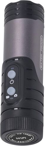 Zunate 1080P HD Bike Motorcycle Helmet Camera Flashlight, Anti Shake Sports DV, with 12MP Wide Angle Lens, Interconnection, Long Battery Life for Cycling (Dark Gray) in Kuwait