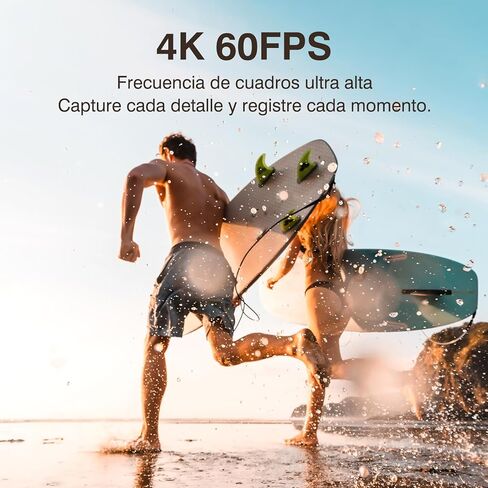 كاميرا Icefox Action 4K 60FPS تحت الماء مدعومة بتطبيق SnapPro، التحكم عن طريق الهاتف، تنزيل وتحرير فيديو الصور، كاميرا مقاومة للماء in Kuwait