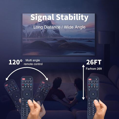 Replacement Remote Control for RC-200 SuperBox S4, S5, S6 Max, S5 Pro/Elite Ultra/Elite Pro+ Streaming Boxes in Kuwait
