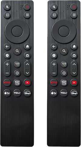 (Pack of 2) RC923A FMB1 Remote Control Replacement Compatible for TCL Smart TV QLED QLED Mini Google TV's, Series Q77K ，QM6K，QM5K（No Voice） in Kuwait
