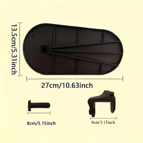 [1 Pack] 180° Adjustable Desk Extender for Monitor & Typing, Ergonomic Arm Rest Support with Non-Slip Base, Heavy Duty Desktop Extension Tray for Gaming, Office & Study, Foldable Wrist Rest in Kuwait