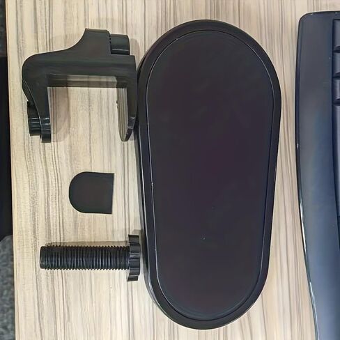 [1 Pack] 180° Adjustable Desk Extender for Monitor & Typing, Ergonomic Arm Rest Support with Non-Slip Base, Heavy Duty Desktop Extension Tray for Gaming, Office & Study, Foldable Wrist Rest in Kuwait
