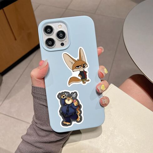 Zootopia Stickers Pack 60 Pcs for Water Bottles, Motivational Vinyl Waterproof Durable Laptop Sticker Decals for Computer, Teens, Students, Teachers, Employees in Kuwait
