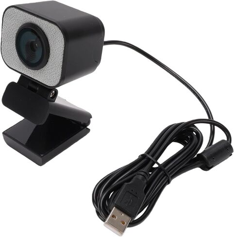 USB Computer Camera with Microphone | 4K HD Webcam for Desktop Laptop, Plug and Play Low Light Webcam Compatible with in Kuwait