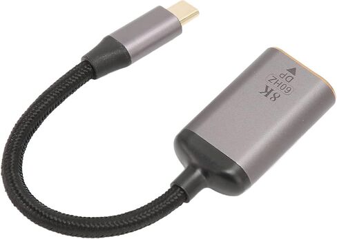 محول USB C إلى DisplayPort من SUNGOOYUE، محول USB C من سبائك الألومنيوم ذكر إلى أنثى 8K 30 هرتز 4K 144 هرتز HDR، مع تيار متعدد MST لجهاز عرض شاشة الكمبيوتر المحمول والكمبيوتر اللوحي in Kuwait