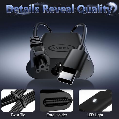 شاحن كمبيوتر محمول USB C بقدرة 130 وات متوافق مع Dell Pro Max 16 14, XPS 15 17 9575 9500 9700 in Kuwait