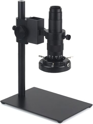 Lab Microscope Accessories 48Mp 4K 2K Digital Video Microscope Camera Industrial Monocular 180X Zoom C-Mount Lens,One Color-C Set in Saudi Arabia