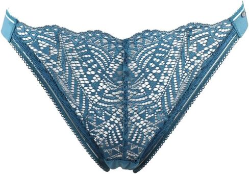 Pretty Polly Women's Geo Lace Thong, Blue (Indigo) in Saudi Arabia