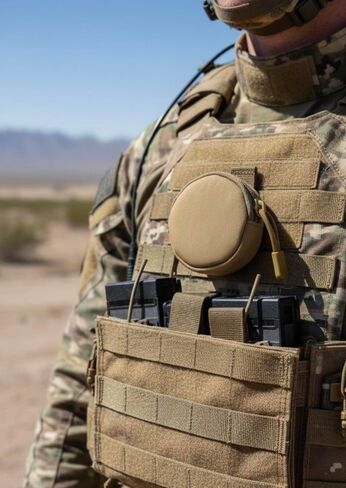 حامل أكياس النيكوتين التكتيكي MOLLE - يمكن أن يتوافق ZYN - يناسب علبة واحدة - متوافق مع الحزام والسترة - أسمر - القوات الجوية البحرية للجيش - حقيبة كوردورا مستديرة قابلة للربط مع سحاب in Kuwait