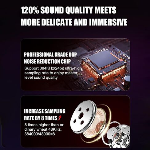 Condenser Microphone, USB Gaming RGB Mic with Stand Type C Interface Plug and Play Noise Reduction for PC Live Streaming Recording Karaoke in Kuwait