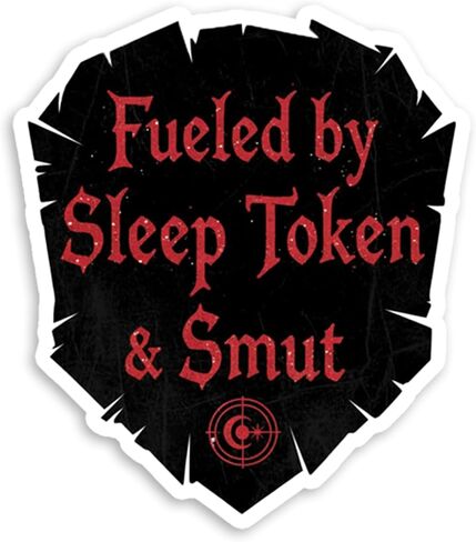 Sleep Token Sticker - Waterproof Vinyl Fun Stickers for Adults, Water Bottle and Laptop Decals, Durable Vinyl Waterproof Sticker (3PCS, 3") in Kuwait