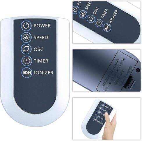 New Replacement Remote Control for Lasko Wind Curve Tower Fan 2551 2554 2559 4824 T32202 T36212 T48339, Work for T42905 Oscillating Tower, for T48331 XtraAir Tower in Kuwait