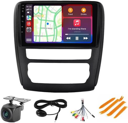 Stereo Radio for Buick Enclave 2013 2014 2015 2016 2017 - Biorunn Wireless Car-Play Android Auto GPS Navigation - (4GB+64GB) Head Unit 9 Inch Blue-Tooth 5GWiFi Update Kit RDS FM DSP in Kuwait