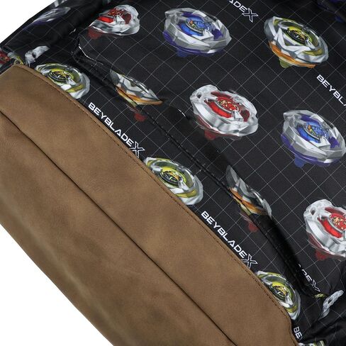 حقيبة ظهر INTIMO BeybladeX بتصميم شبكي من Allover Beyblade Spinner مقاس 16 بوصة مع أشرطة قابلة للتعديل in Kuwait