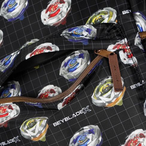 حقيبة ظهر INTIMO BeybladeX بتصميم شبكي من Allover Beyblade Spinner مقاس 16 بوصة مع أشرطة قابلة للتعديل in Kuwait