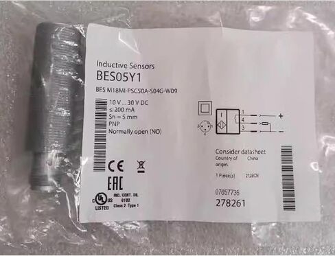 1 قطعة جديد BES05Y1 BES M18MI-PSC50A-S04G-W10 مصنع التعبئة مع الضمان BES05Y1 BES M18MIPSC50AS04GW10 in Kuwait