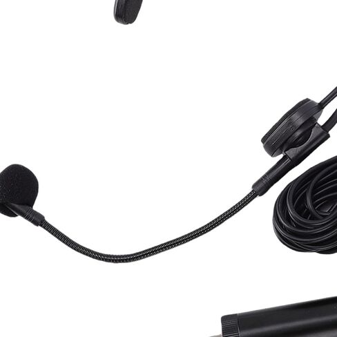 Headset Mic with 3.5mm Jack HiFi Sound Lightweight Flexible for Singing Speech, 1.2m Cable, 1 X Headset Microphone, for Musicians Actors in Kuwait