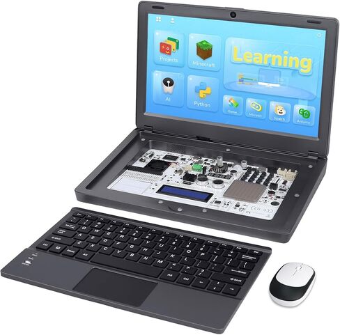 CrowPi 3 for Raspberry Pi 5، محطة التعلم والتطوير الكل في واحد مع شاشة تعمل باللمس 4.3 بوصة وكاميرا وميكروفون، مجموعة Raspberry Pi 5 AI تدعم OpenCV ومشاريع LLM (المجموعة الأساسية) in Kuwait