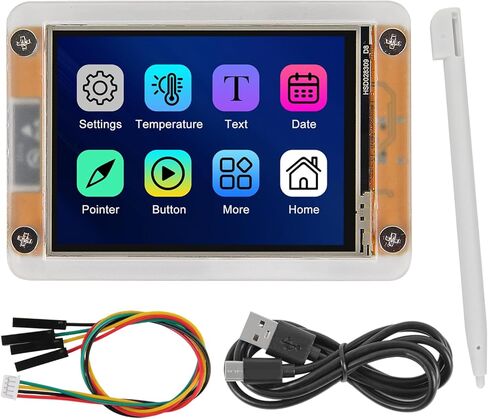 شاشة ESP32-2432S028R مقاس 2.8 بوصة مع شاشة لمس مقاومة من الأكريليك 240x320 TFT ILI9341 وحدة LCD للسائق WiFi+BT ESP32 لوحة تطوير لـ Arduino IoT in Kuwait