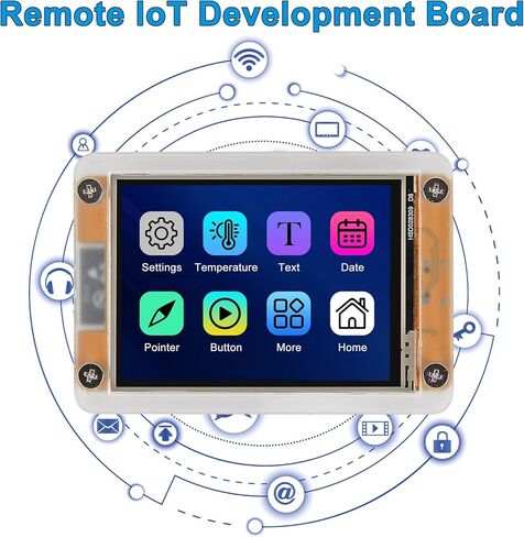 شاشة ESP32-2432S028R مقاس 2.8 بوصة مع شاشة لمس مقاومة من الأكريليك 240x320 TFT ILI9341 وحدة LCD للسائق WiFi+BT ESP32 لوحة تطوير لـ Arduino IoT in Kuwait