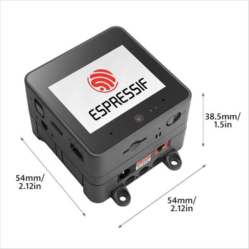 جهاز توجيه M5Stack Thread Border، 2.4 جيجا هرتز Wi-Fi، IEEE 802.15.4، ESP32-S3 ثنائي النواة 240 ميجا هرتز، K149، شاشة LCD تعمل باللمس 2 بوصة، بطارية مدمجة 500 مللي أمبير في الساعة، 2X HY2.-4P، DC 9V-24V، سكة DIN، مكبرات صوت، ميكروفون وكاميرا in Kuwait